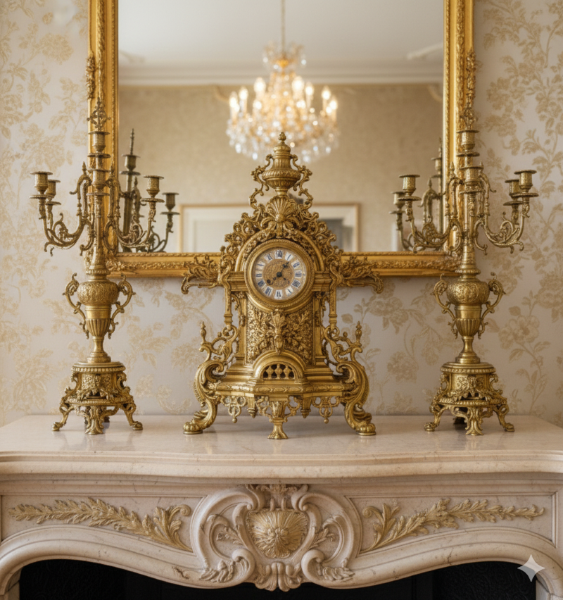 Bộ 3 đồng hồ châu Âu cổ điển