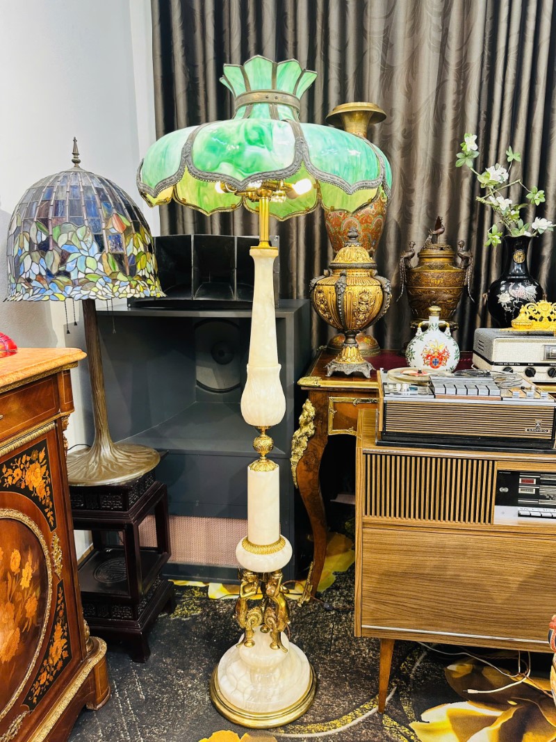 Đèn Tiffany Cây Chân Đá Cẩm Thạch&nbsp;[PH0196]