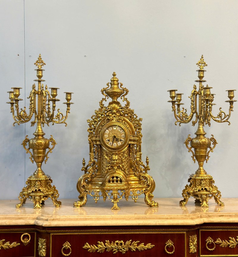 Bộ 3 đồng hồ châu Âu cổ điển