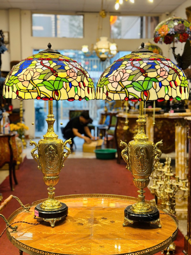 đèn tiffany châu âu cổ điển [TH3358]