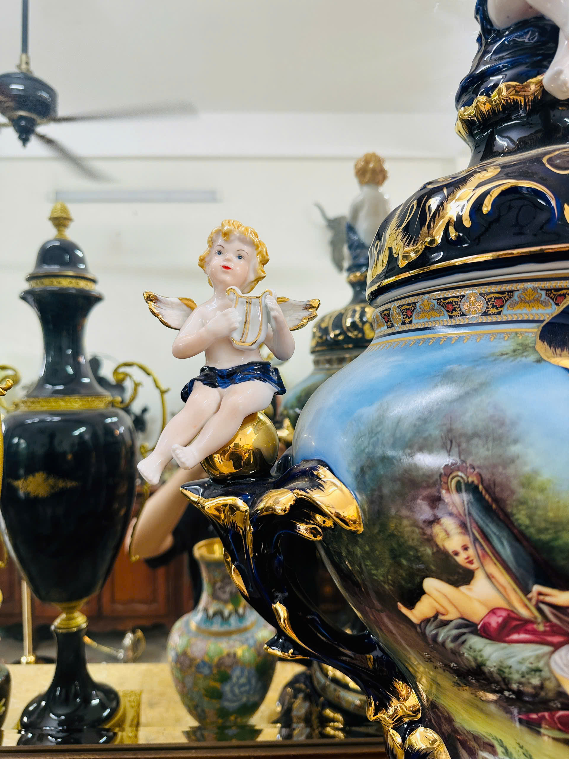 [PH0118] CẶP BÌNH CÚP CHÂU ÂU – ĐẲNG CẤP SƯU TẦM NGHỆ THUẬT