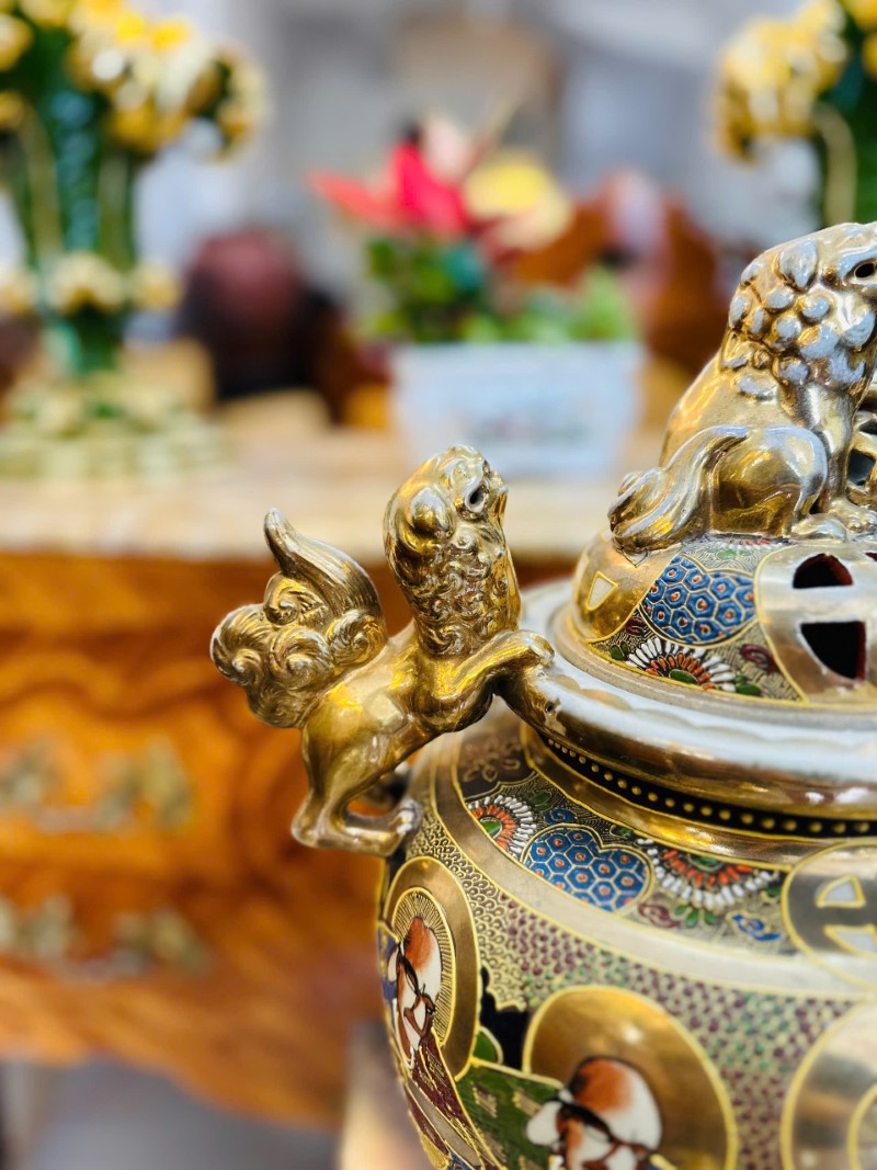 Đỉnh Trầm Satsuma Cổ Của Nhật&nbsp;[PH0173]