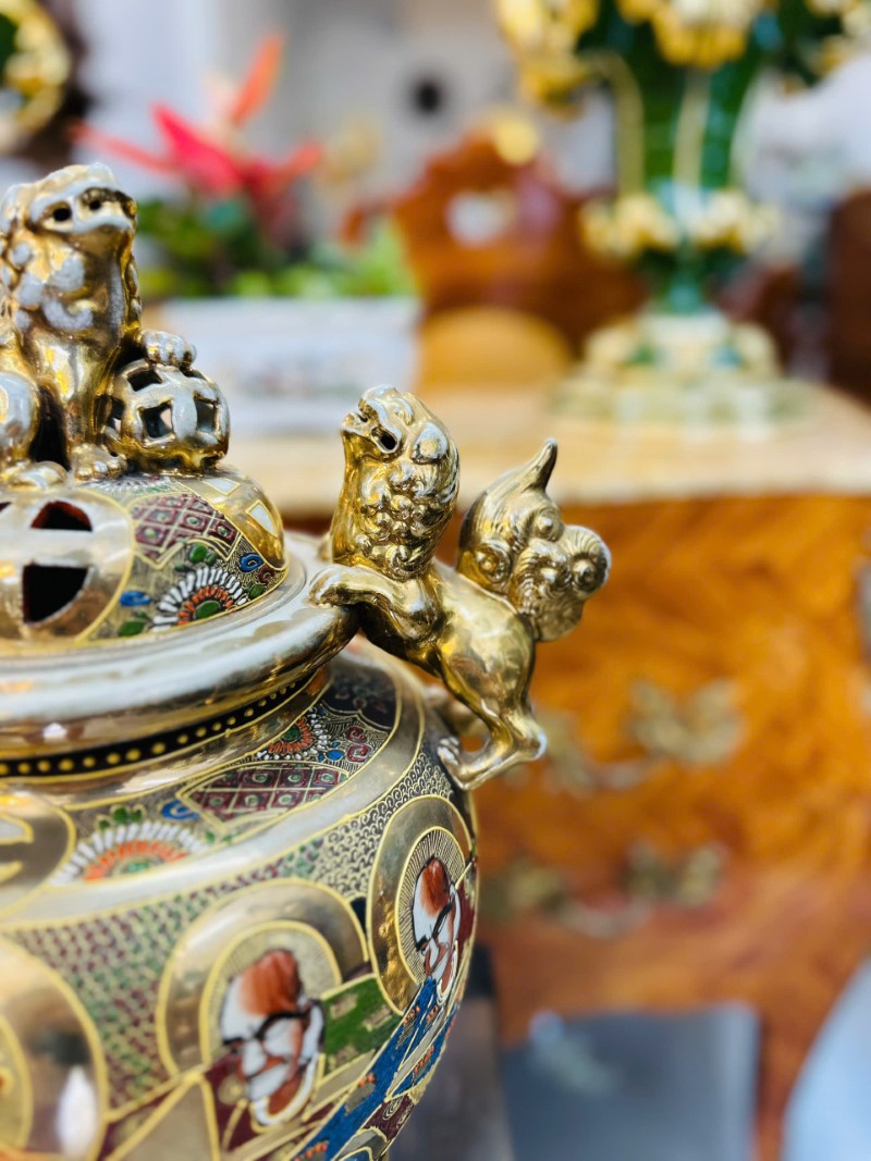 Đỉnh Trầm Satsuma Cổ Của Nhật&nbsp;[PH0173]