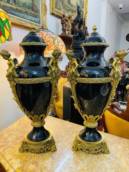 [PH0052] Bộ đôi bình cổ điển châu Âu – Vẻ đẹp vượt thời gian