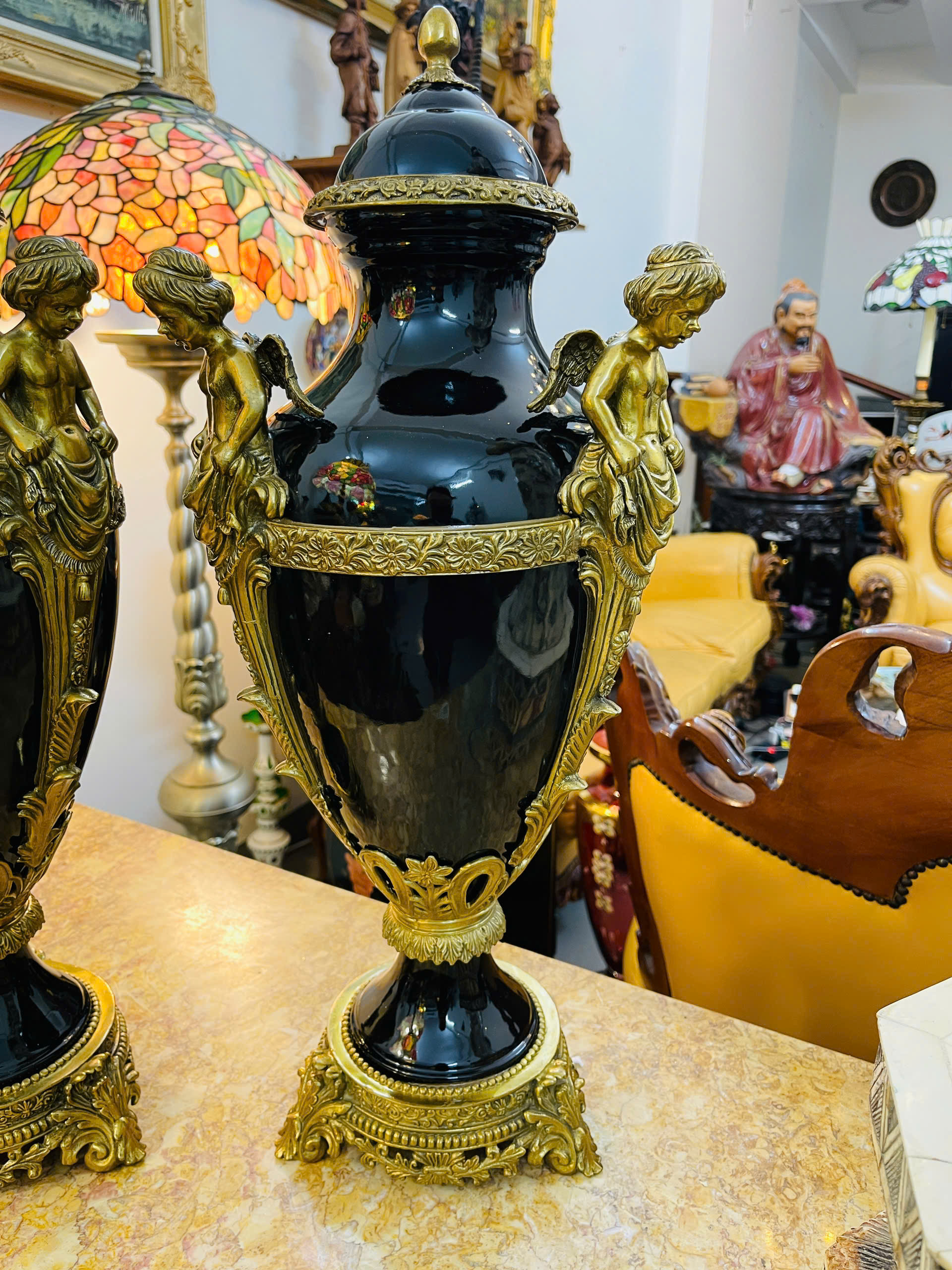 [PH0052] Bộ đôi bình cổ điển châu Âu – Vẻ đẹp vượt thời gian