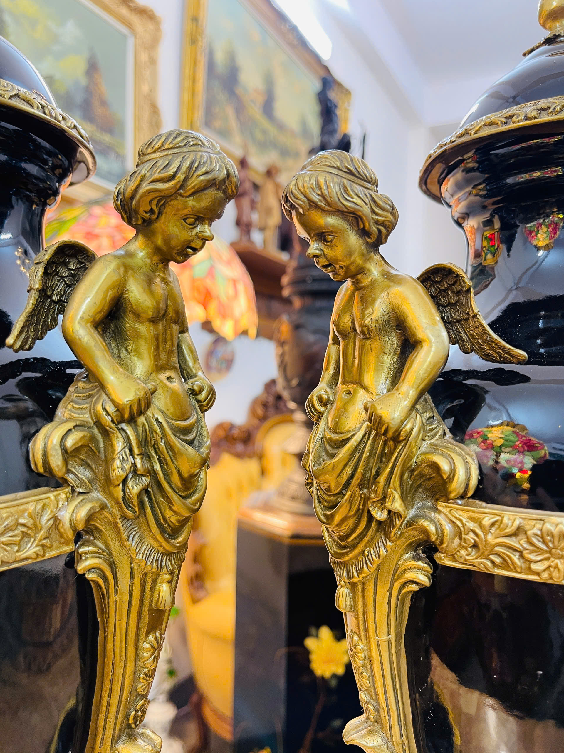 [PH0052] Bộ đôi bình cổ điển châu Âu – Vẻ đẹp vượt thời gian