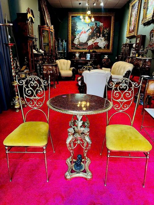 Bộ Bàn Ghế nghệ thuật phong cách châu Âu cổ điển