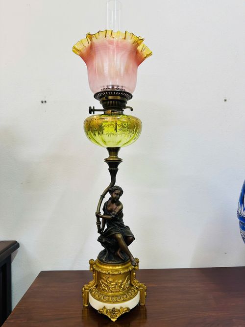 [PH0076] ĐÈN DẦU NGHỆ THUẬT CỔ ĐIỂN CHÂU ÂU – NÉT ĐẸP TRƯỜNG TỒN