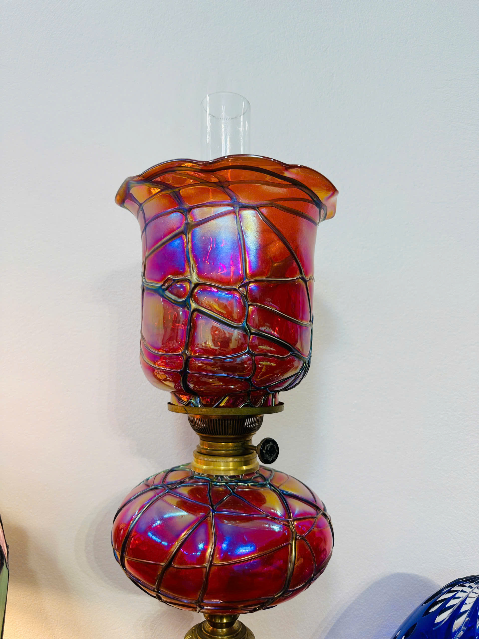 [PH0065] Cặp Đèn Pha Lê Loét 7 Màu Ánh Ngọc Trai - Sang Trọng