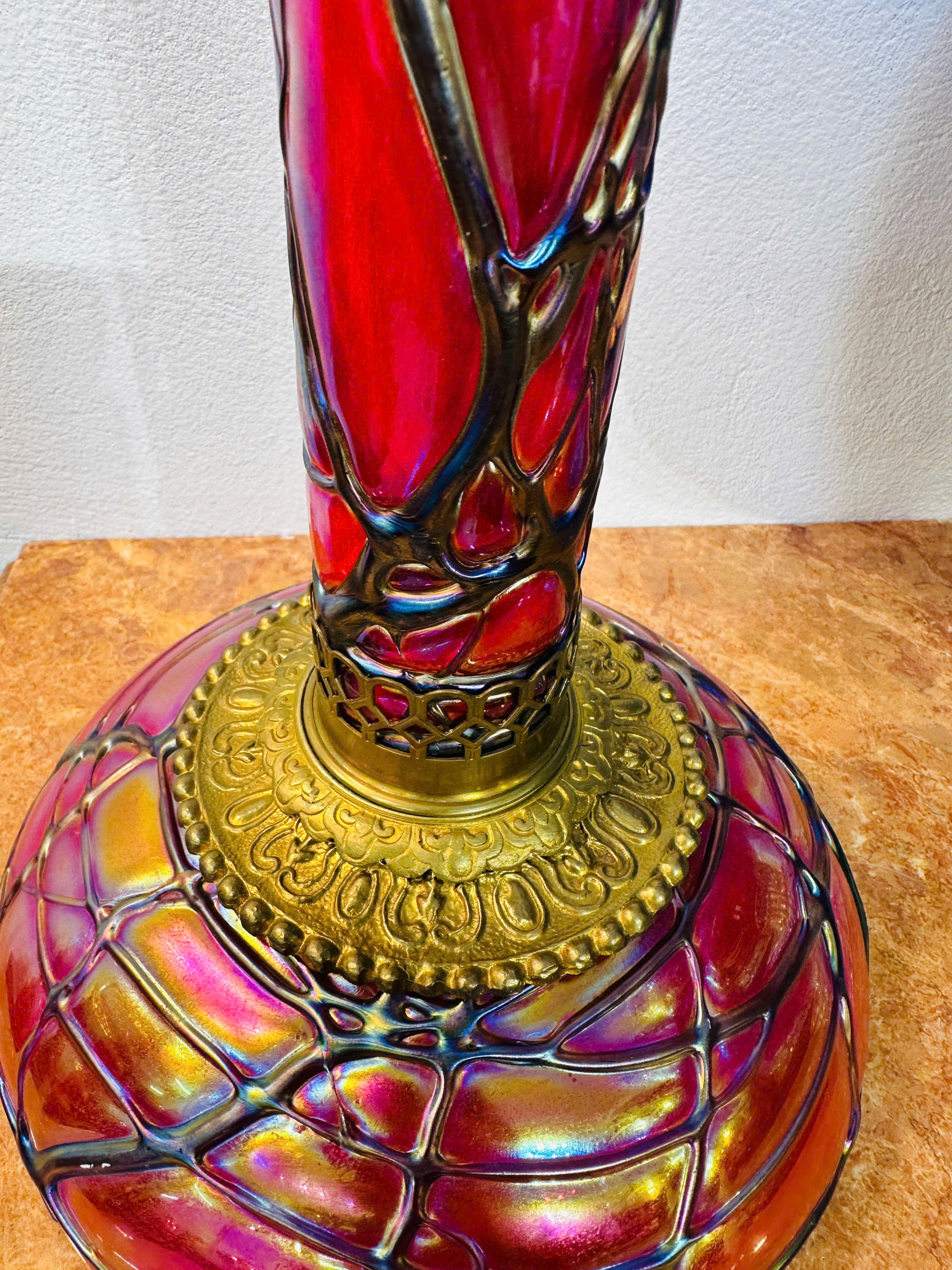 Cặp Đèn Pha Lê Loét 7 Màu Ánh Ngọc Trai - Sang Trọng&nbsp;[PH0065]