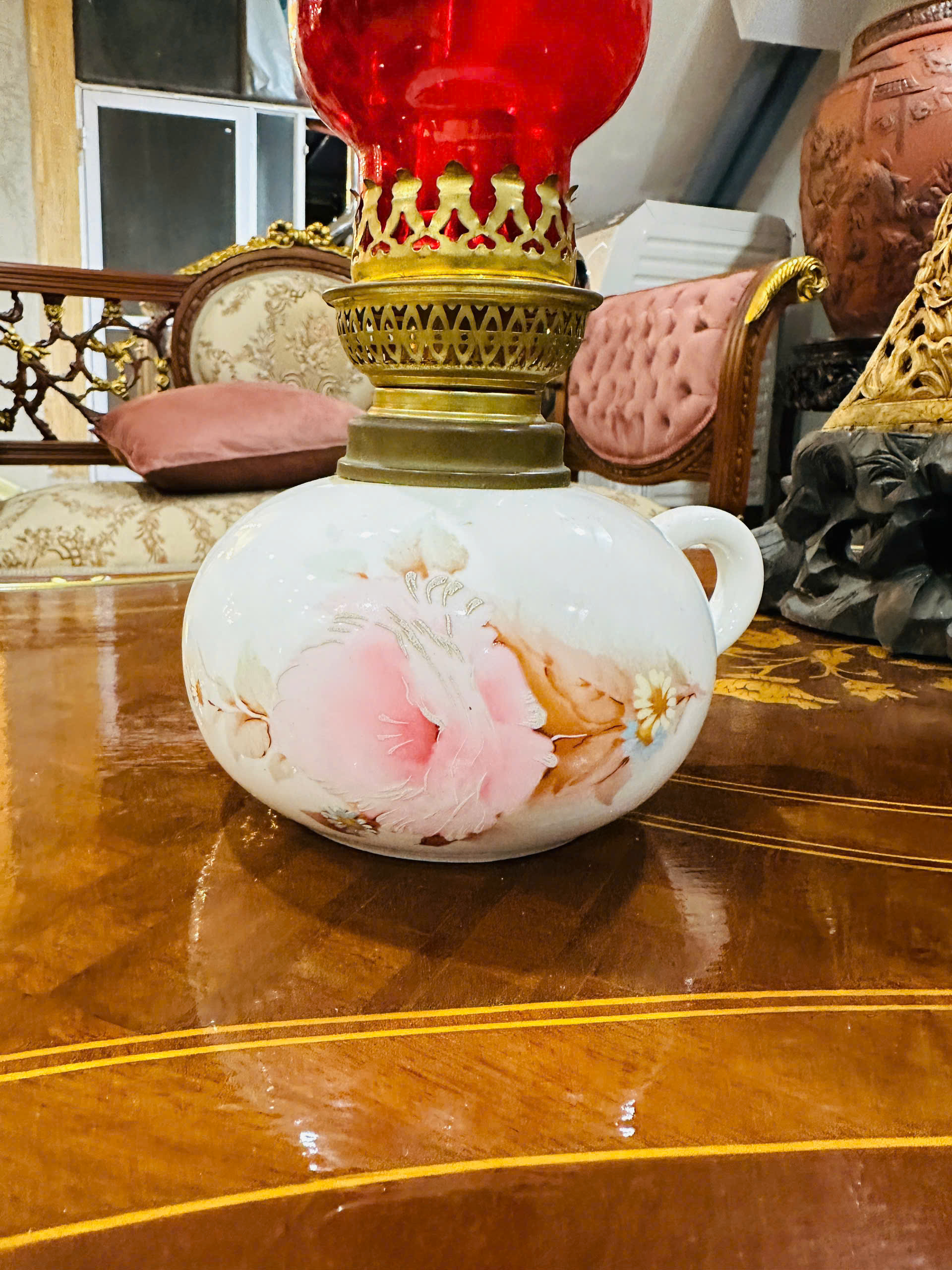 [PH0162] Đèn Dầu Pháp Lam