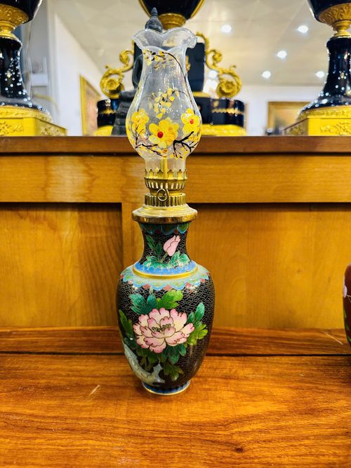 [PH0034-3] Đèn Dầu Pháp Lam