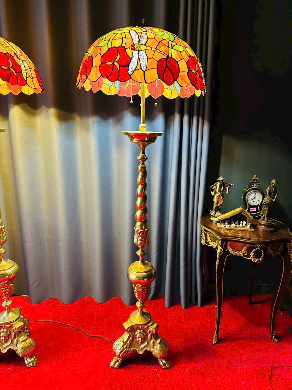 CẶP ĐÈN CÂY TIFFANY RỰC RỠ