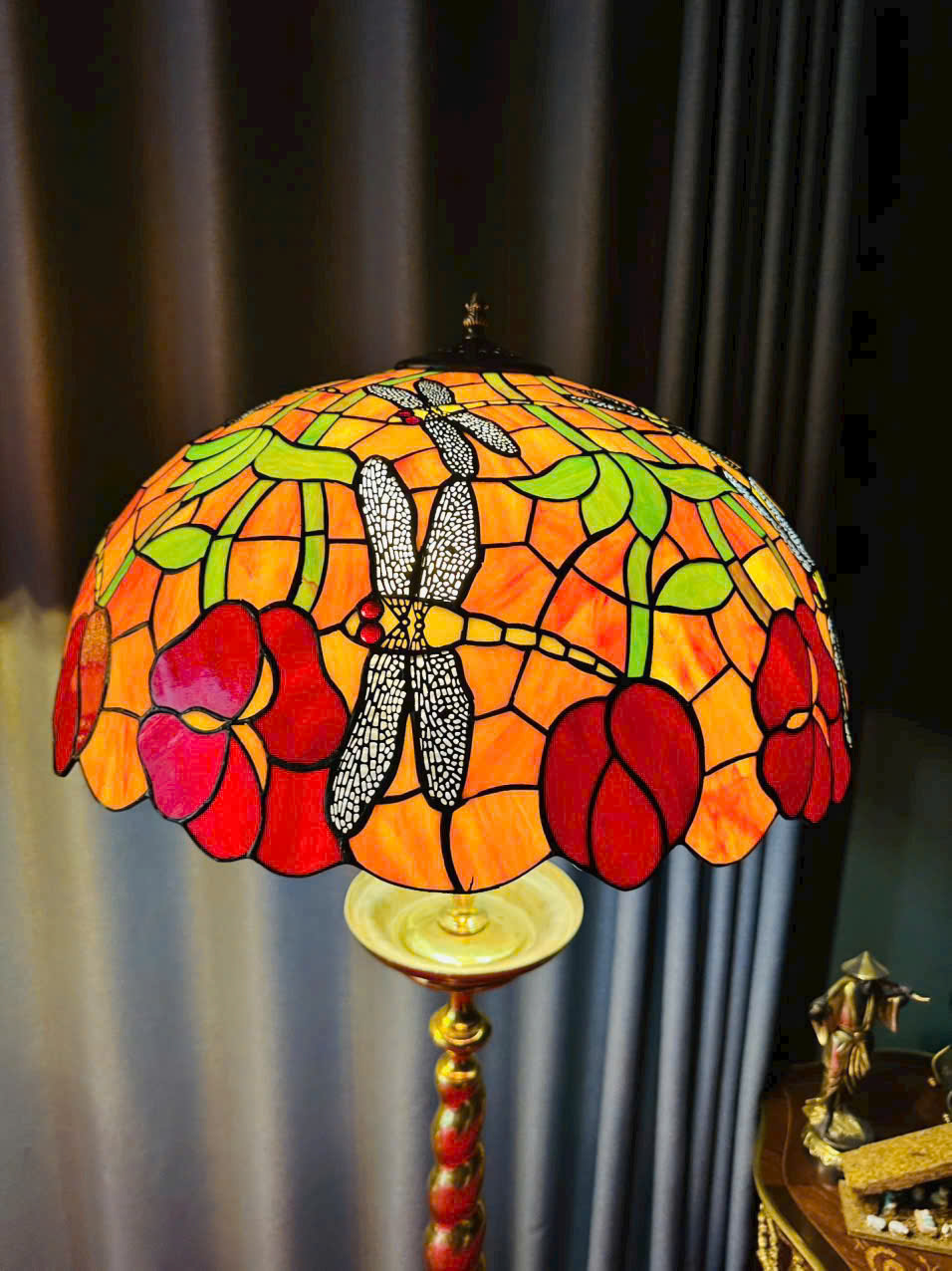 CẶP ĐÈN CÂY TIFFANY RỰC RỠ