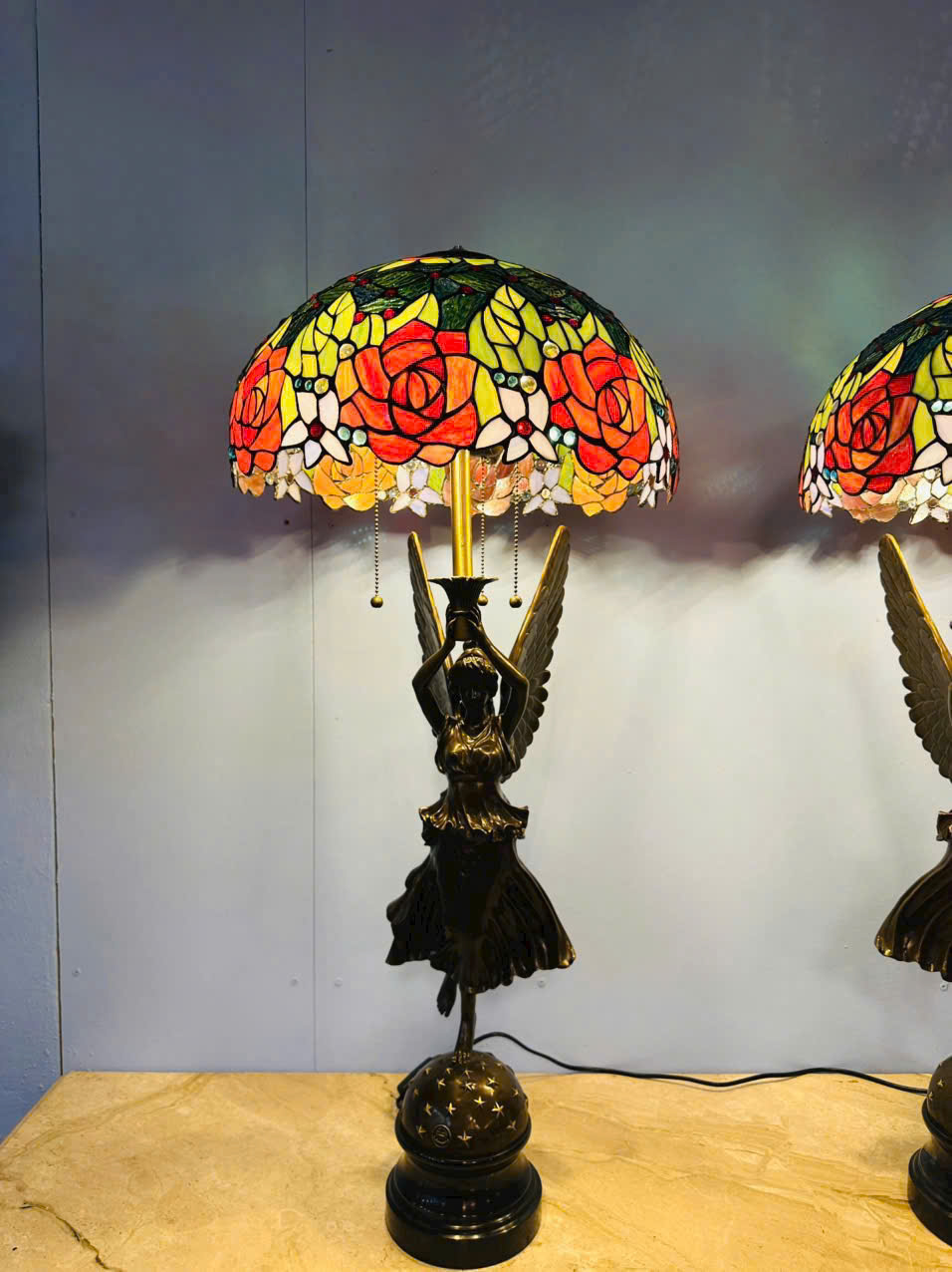 CẶP ĐÈN TIFFANY THIÊN THẦN