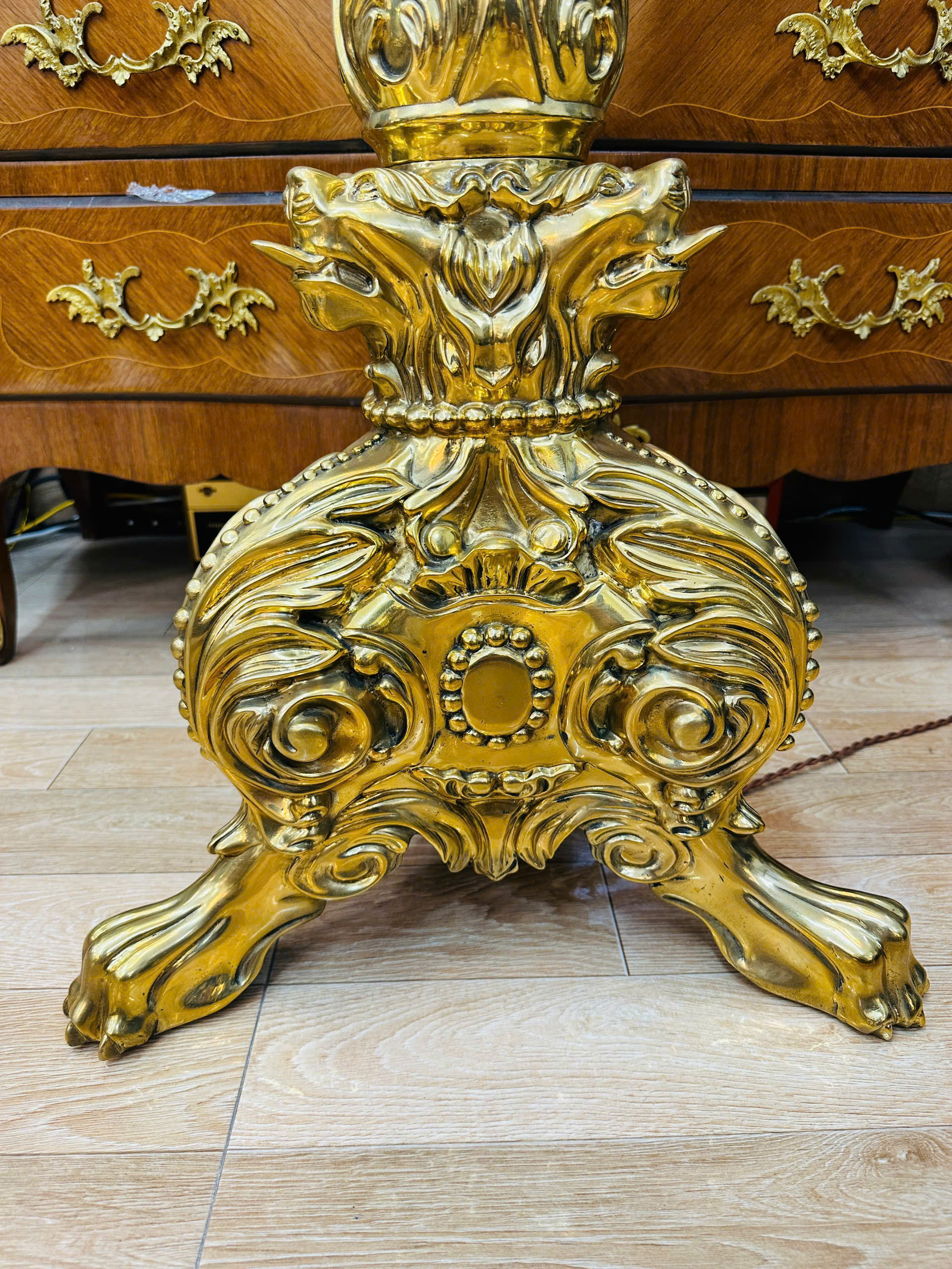 [B0008] Đèn Cây Tiffany Đồng