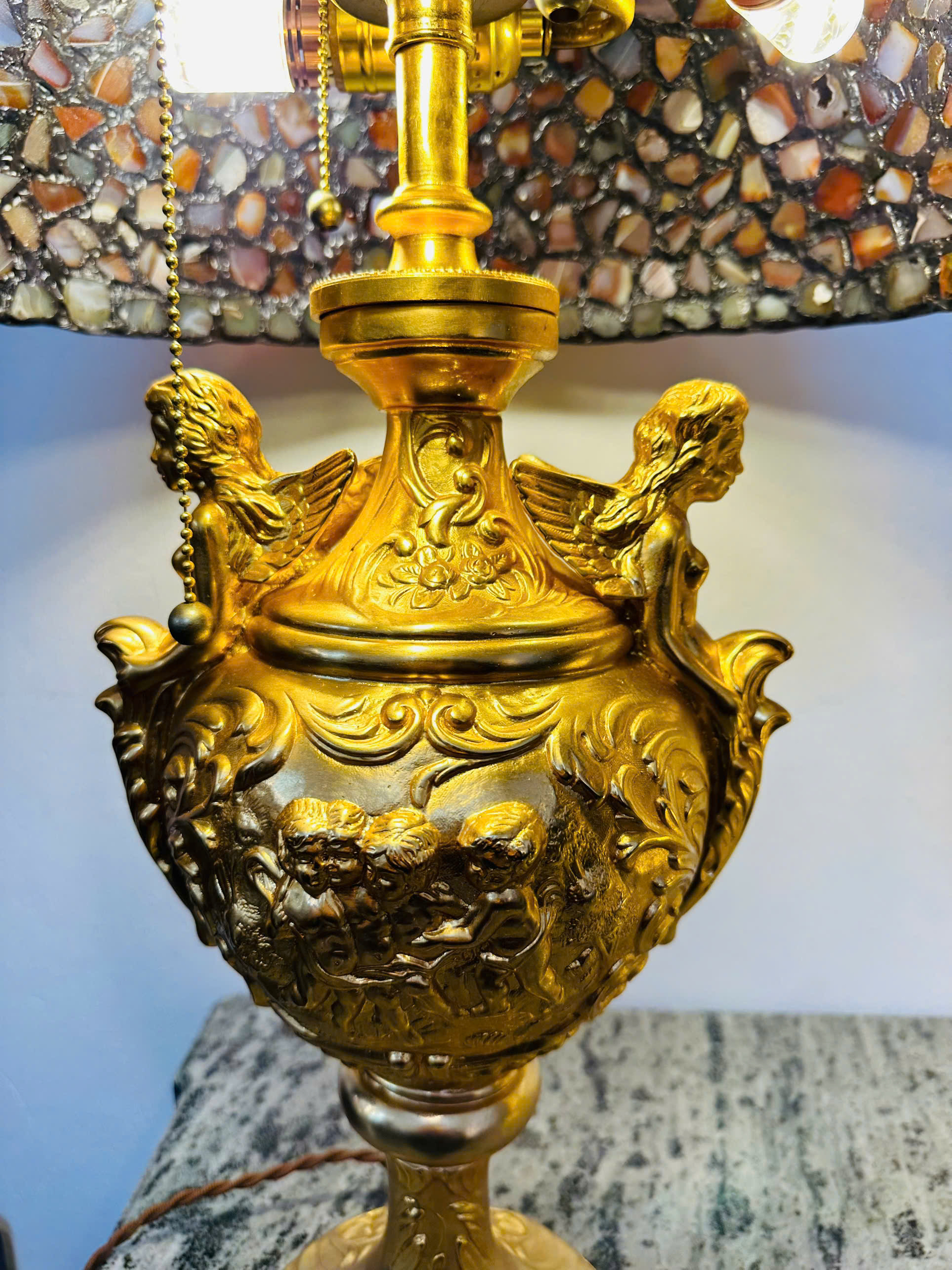 [PH0042] Đôi Đèn Tiffany Châu Âu