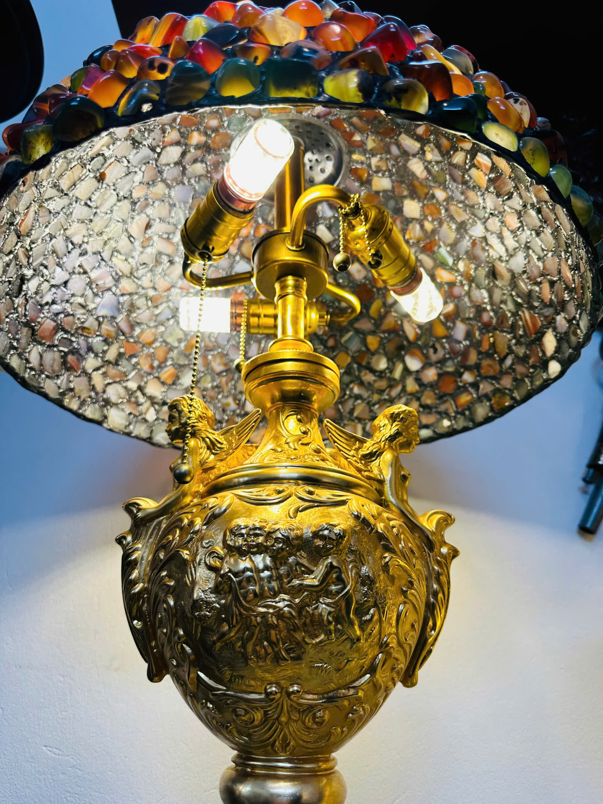 [PH0042] Đôi Đèn Tiffany Châu Âu