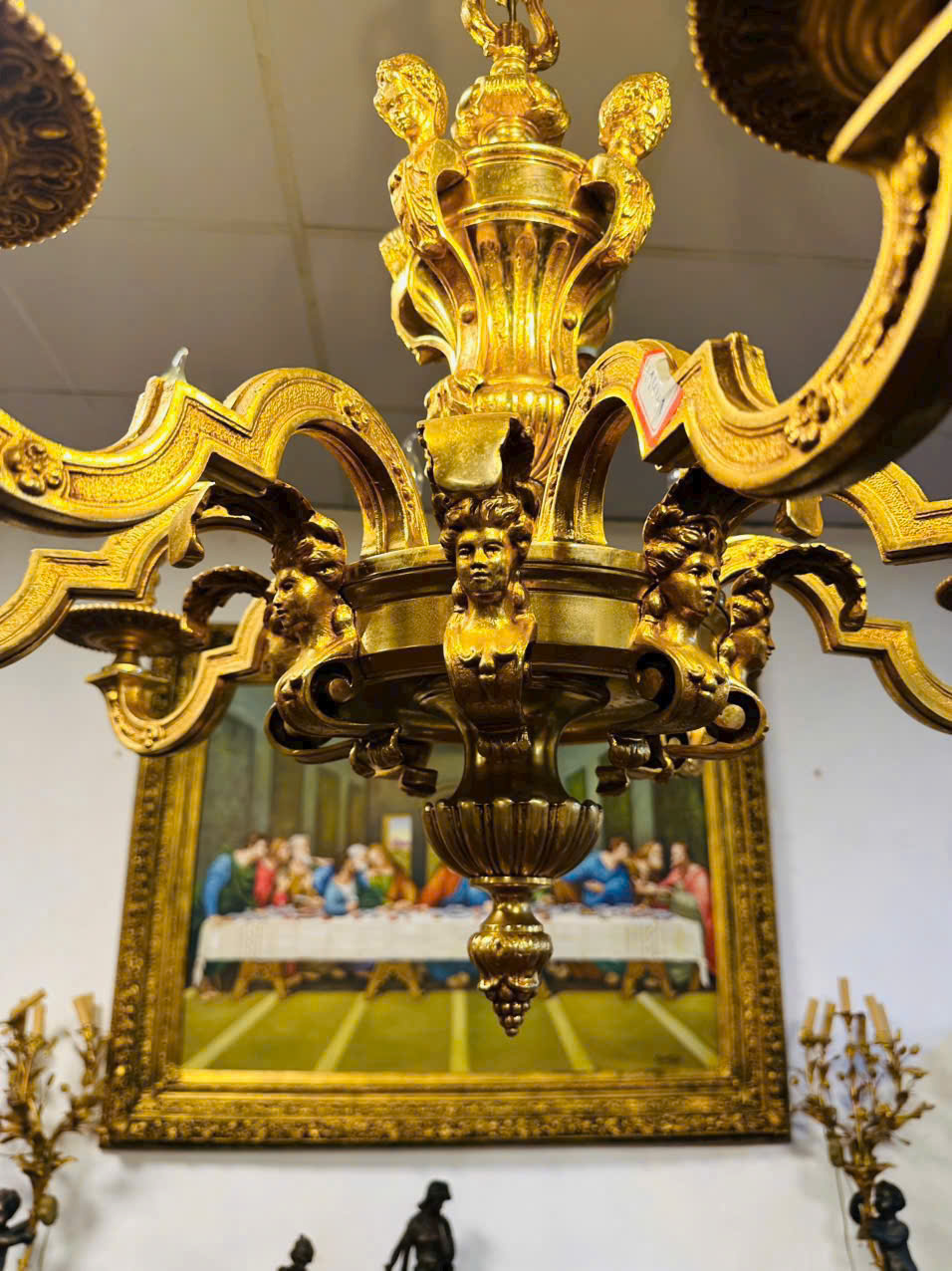 ĐÈN CHÙM CHÂU ÂU – PHIÊN BẢN LACKE VÀNG NGUYÊN BẢN