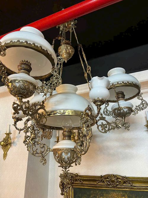 ĐÈN CHÙM CỔ CHÂU ÂU – PHIÊN BẢN 3 NGỌN CỰC HIẾM