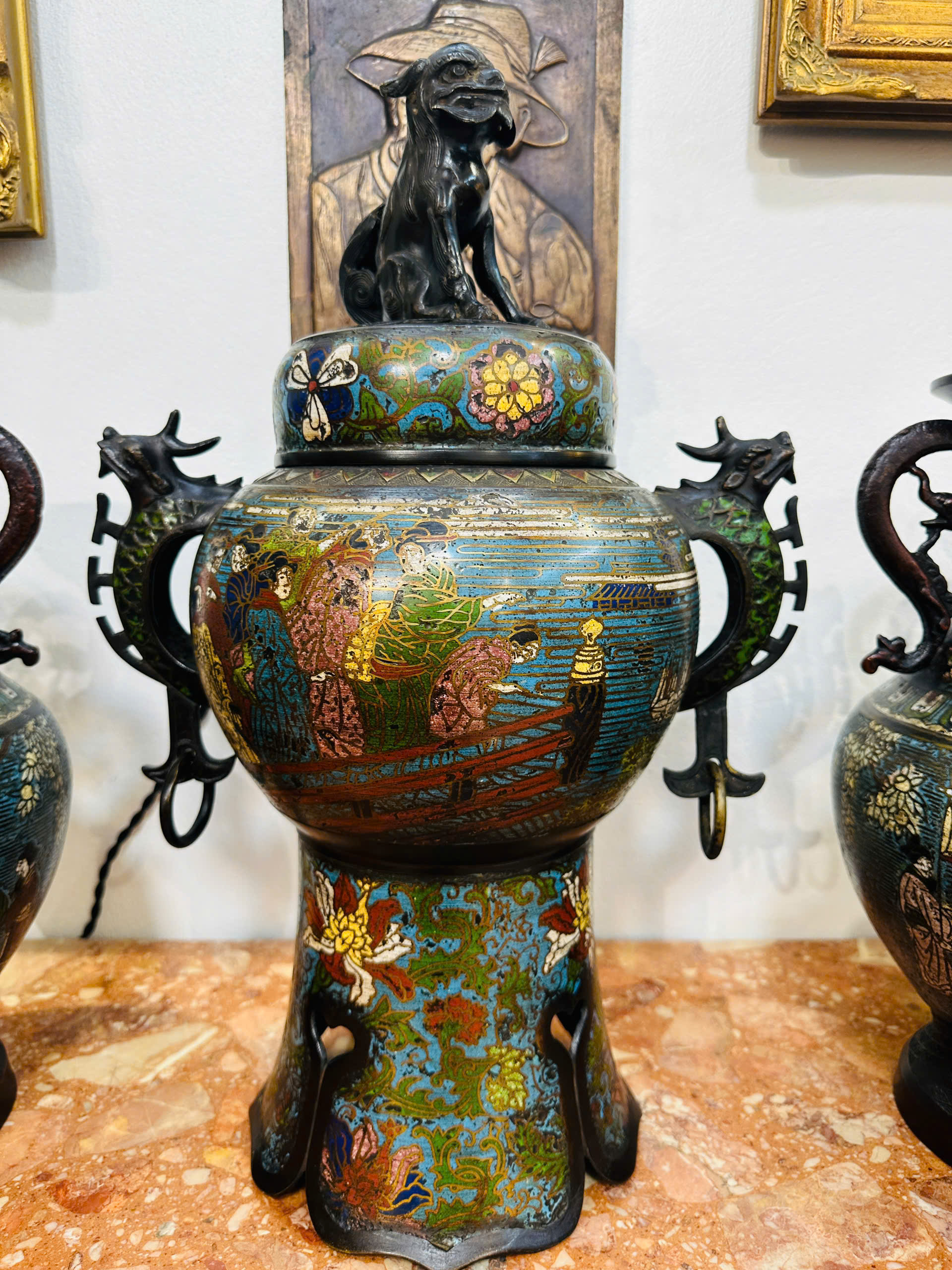 ok Bộ 3 sông trầm đồng cổ Nhật Bản