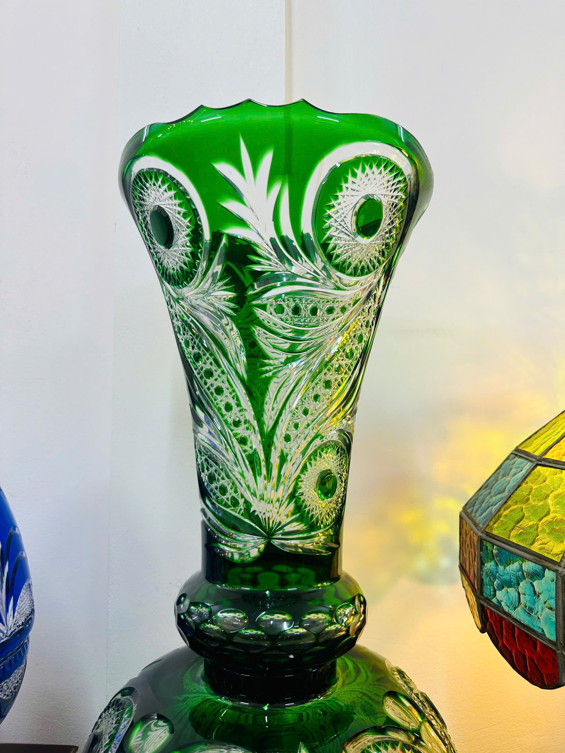 [PH0087] BÌNH PHA LÊ XANH LỤC MÀI TAY – ĐẲNG CẤP NGHỆ THUẬT CHÂU ÂU