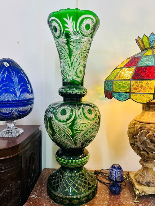 [PH0087] BÌNH PHA LÊ XANH LỤC MÀI TAY – ĐẲNG CẤP NGHỆ THUẬT CHÂU ÂU