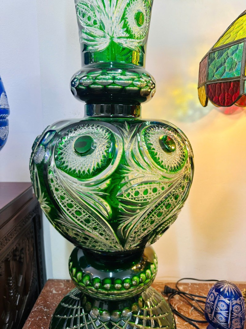 &nbsp;BÌNH PHA LÊ&nbsp; XANH LỤC MÀI TAY – ĐẲNG CẤP NGHỆ THUẬT CHÂU ÂU&nbsp;[PH0087]