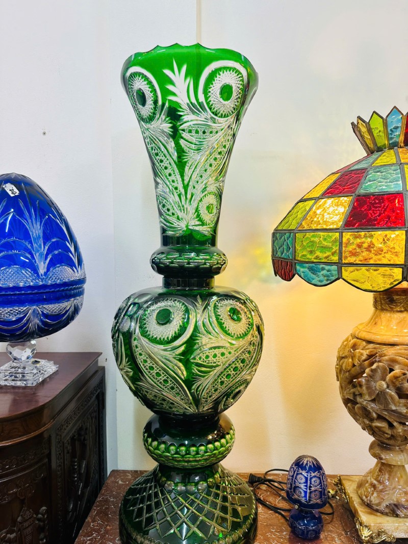 &nbsp;BÌNH PHA LÊ&nbsp; XANH LỤC MÀI TAY – ĐẲNG CẤP NGHỆ THUẬT CHÂU ÂU&nbsp;[PH0087]