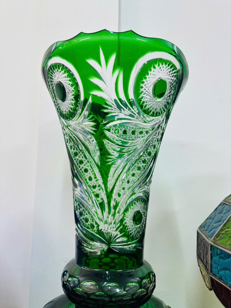 &nbsp;BÌNH PHA LÊ&nbsp; XANH LỤC MÀI TAY – ĐẲNG CẤP NGHỆ THUẬT CHÂU ÂU&nbsp;[PH0087]