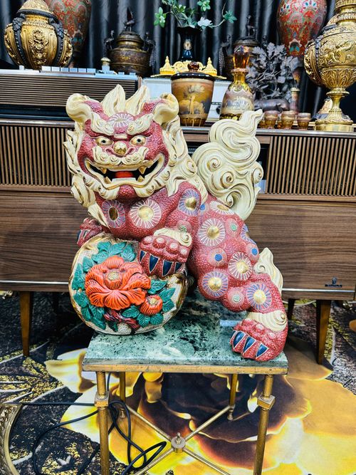 (ok G) Tượng Lân Nghệ Thuật Cổ