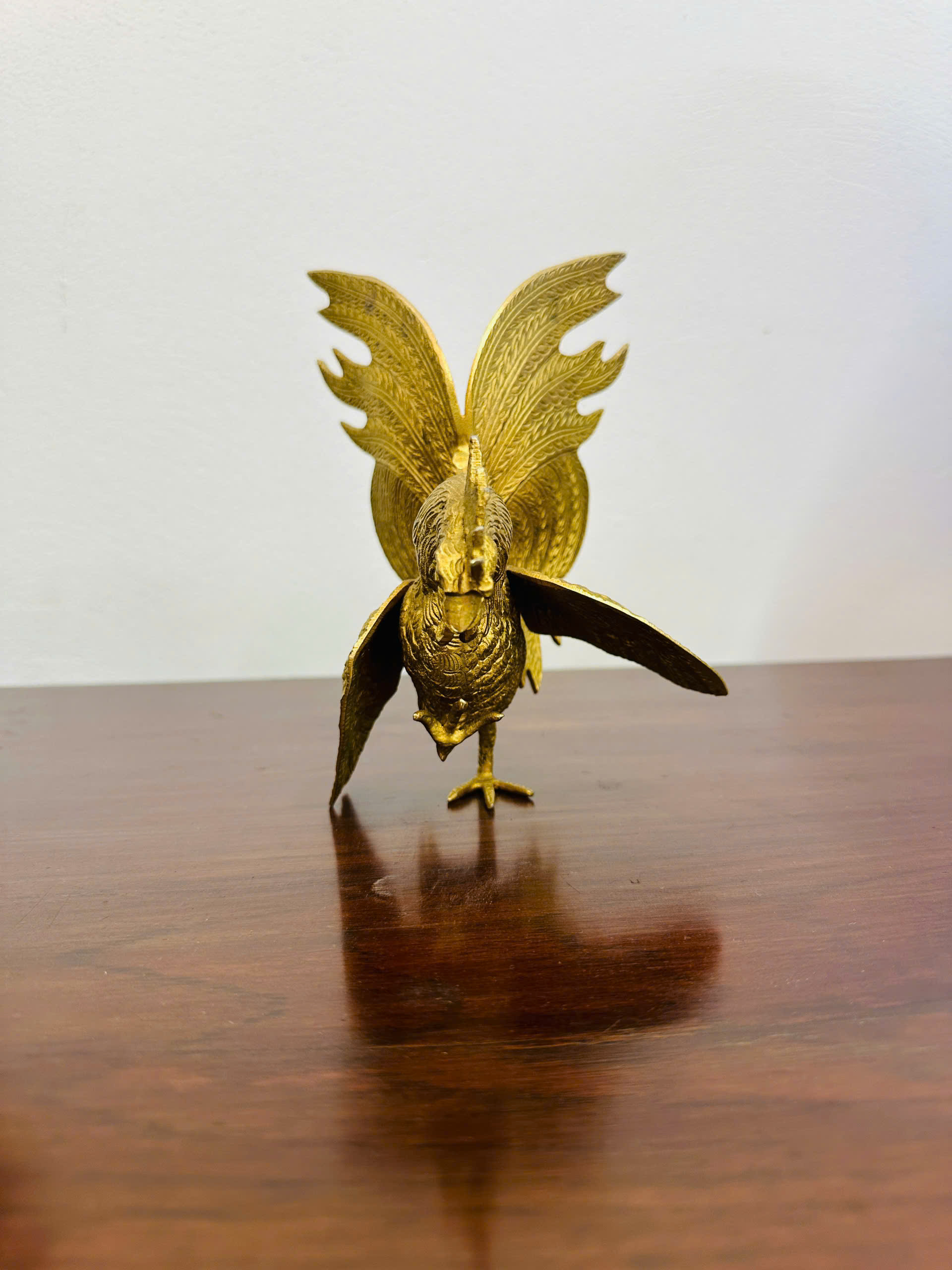 [PH0055] Cặp tượng gà chọi bằng đồng