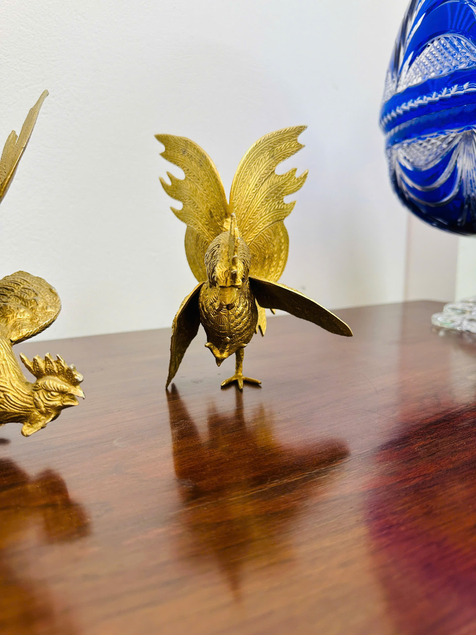 [PH0055] Cặp tượng gà chọi bằng đồng