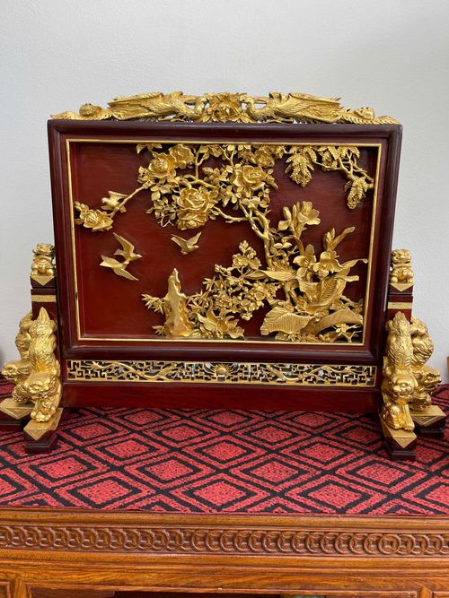 Bức Tranh Sơn Son Thếp Vàng hàng Chuẩn Cổ