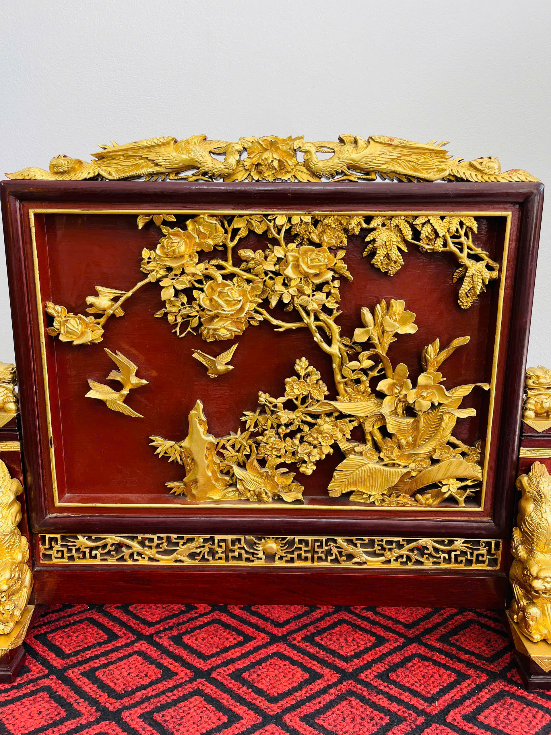 Bức Tranh Sơn Son Thếp Vàng hàng Chuẩn Cổ