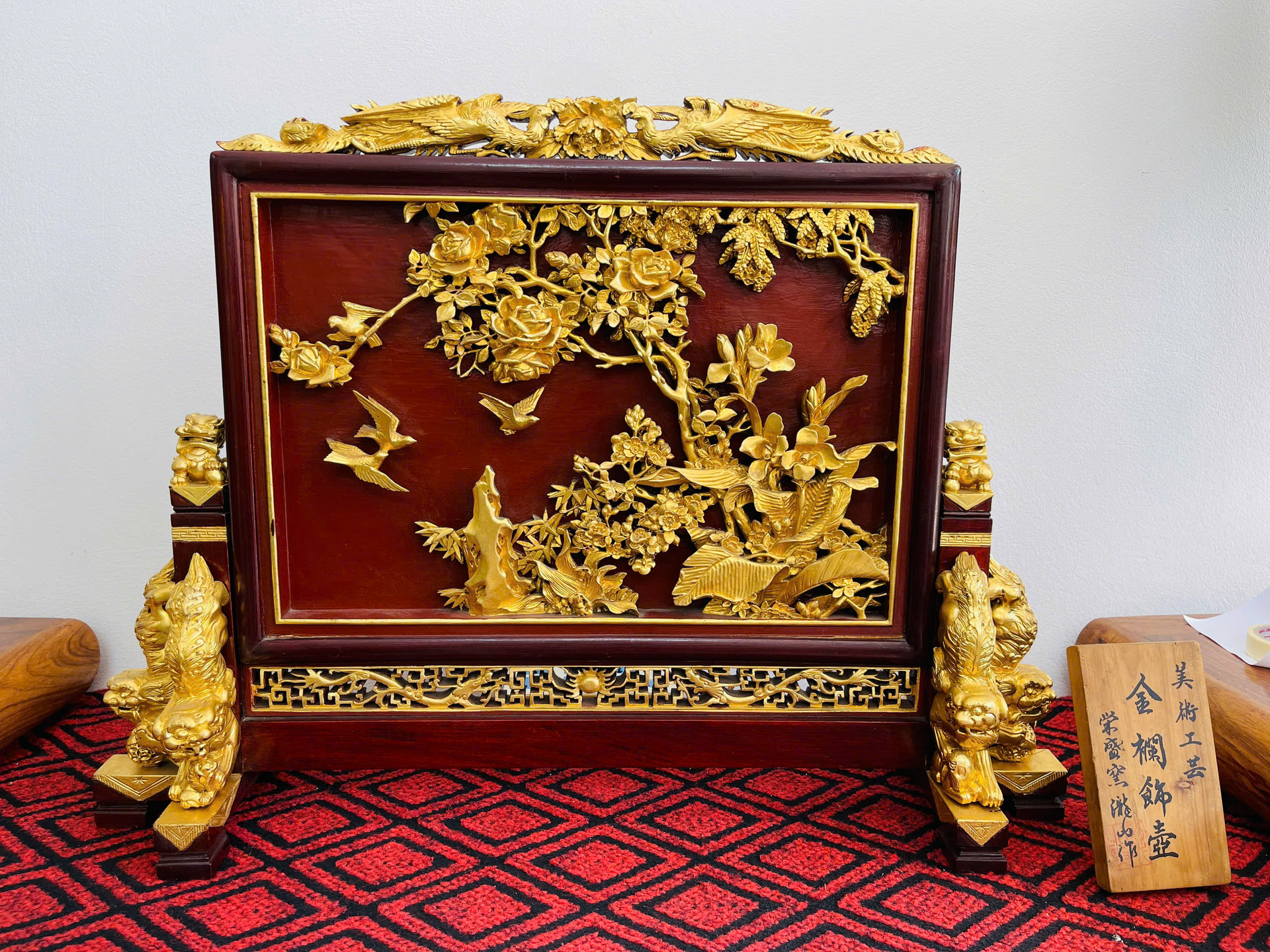 Bức Tranh Sơn Son Thếp Vàng hàng Chuẩn Cổ