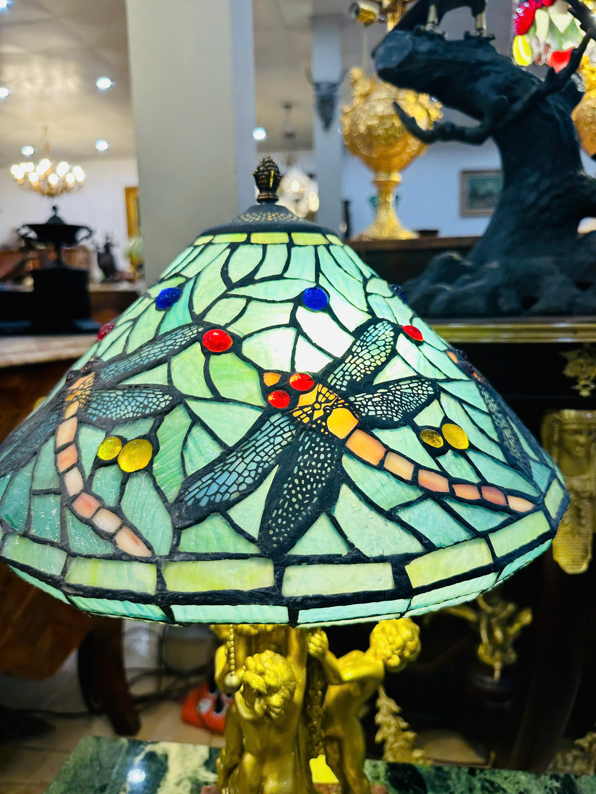 [PH0050] Đèn TIFFANY Cu Tý