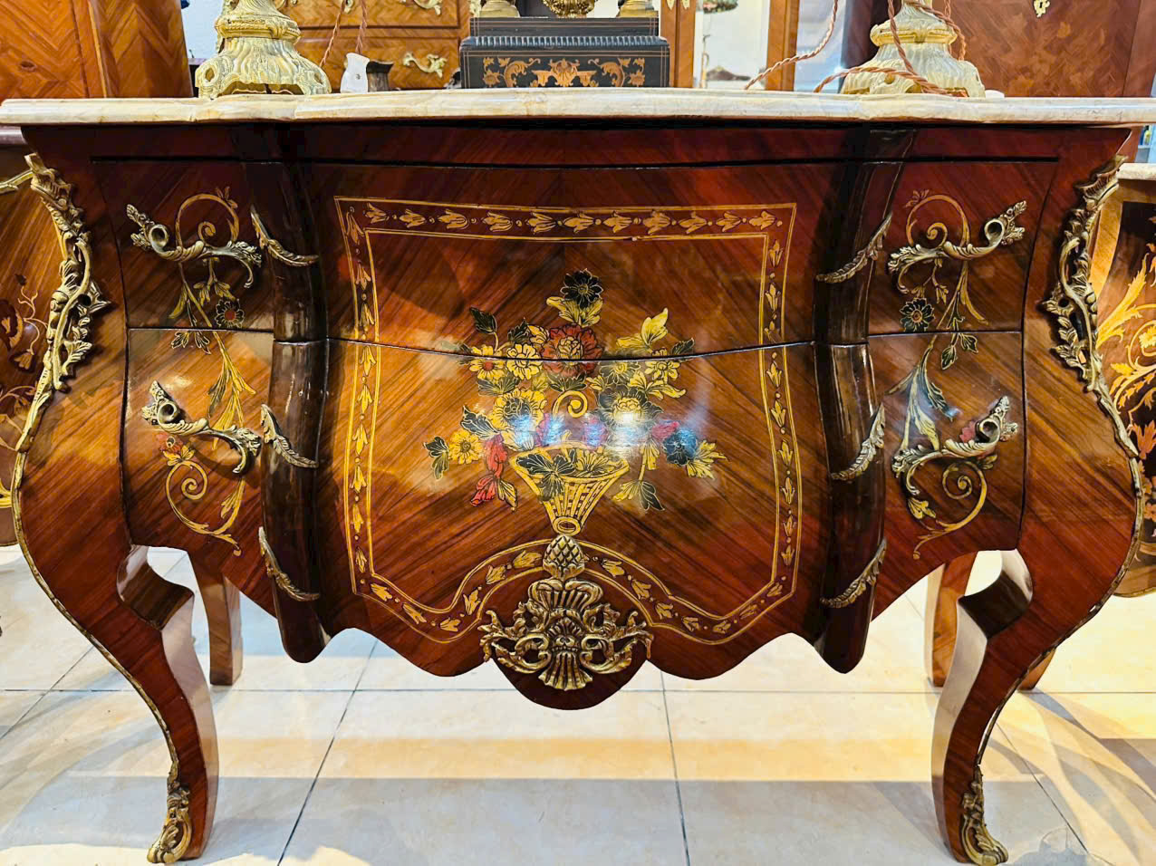 Kệ Pháp Xưa Louis XV