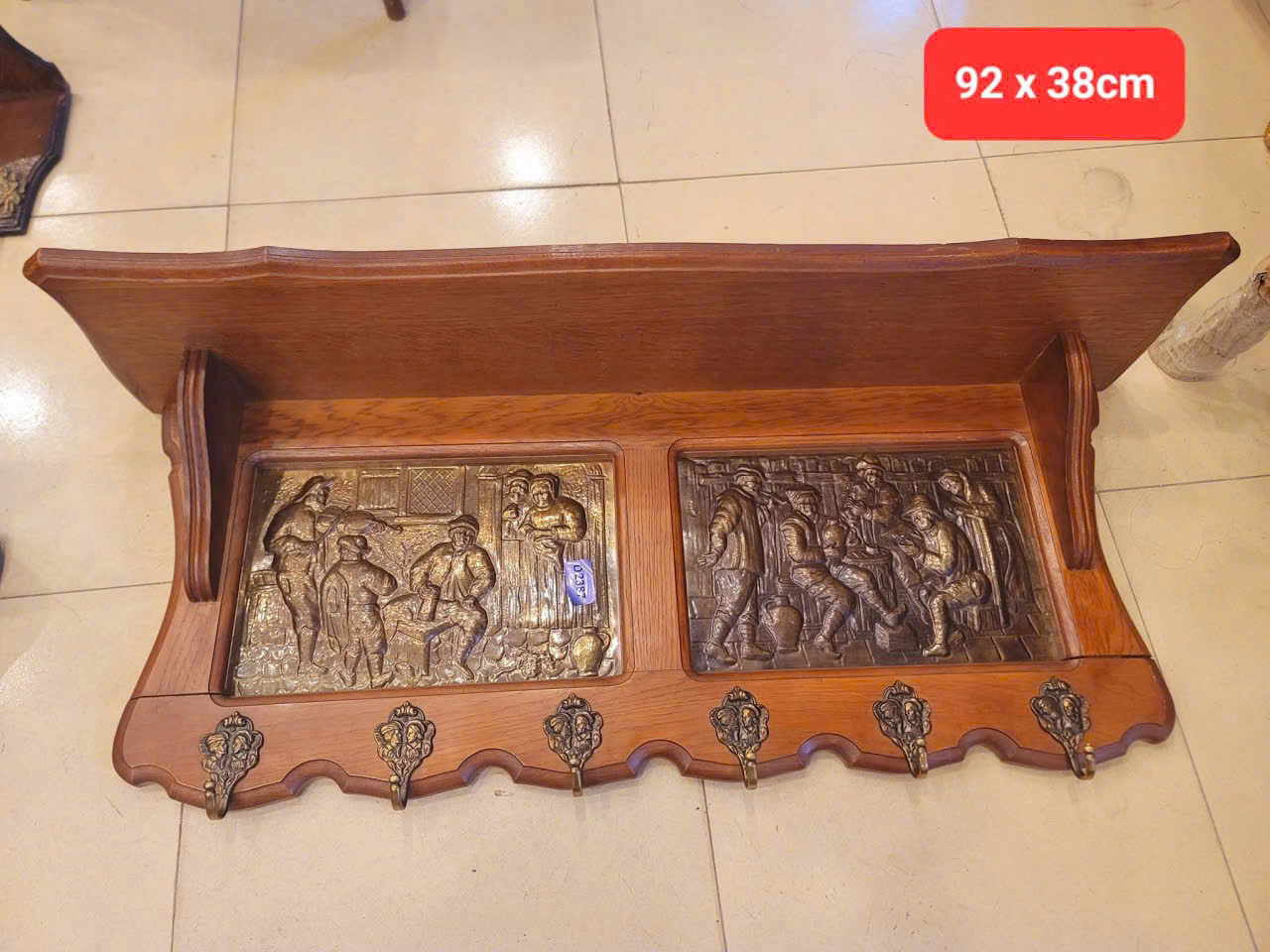 KỆ TREO ĐỒ – KỆ VAI BÒ CHÂU ÂU CỔ ĐIỂN