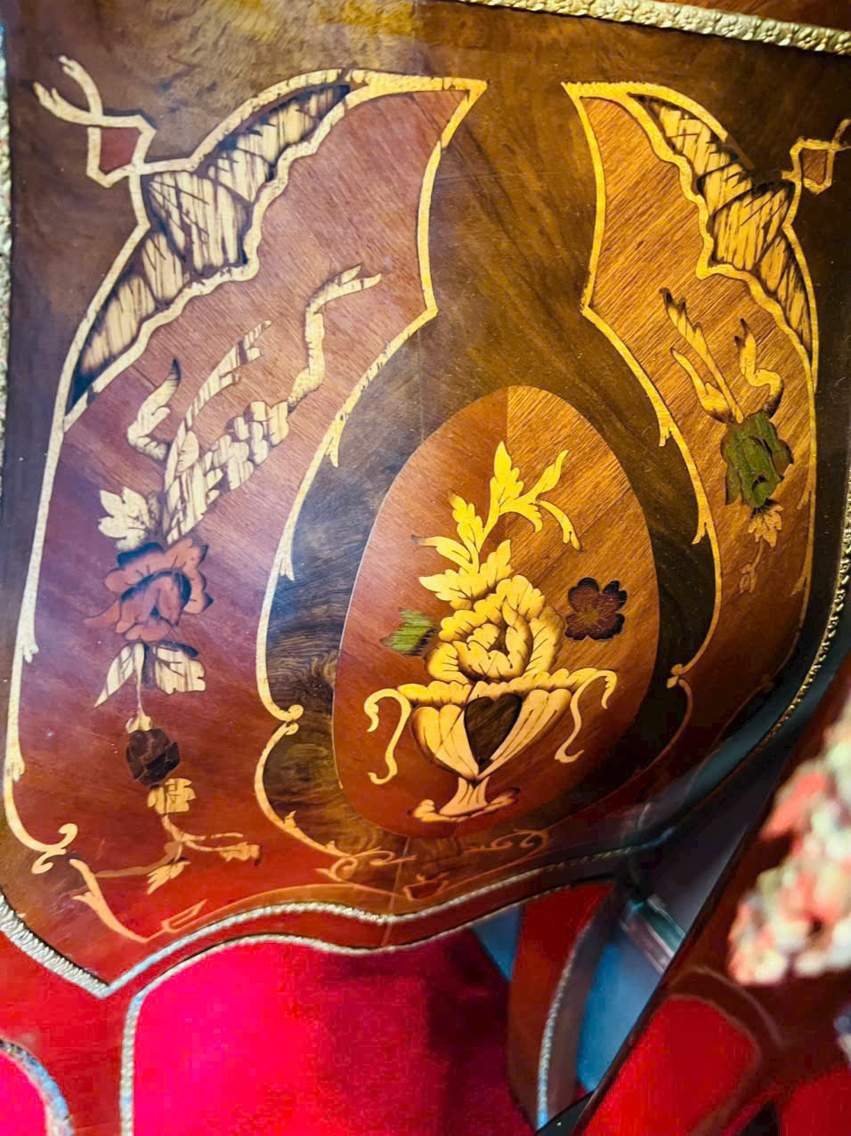 [TH1624] ĐÔN PHÁP LOUIS XV KHẢM VENEER