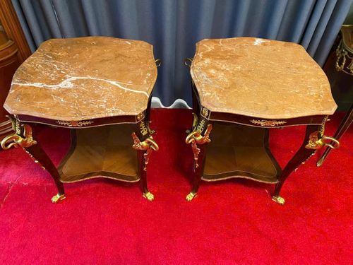 CẶP ĐÔN HẠC CHÂU ÂU XƯA – GỖ VENEER PHỐI ĐỒNG