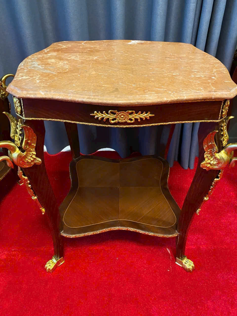 CẶP ĐÔN HẠC CHÂU ÂU XƯA – GỖ VENEER PHỐI ĐỒNG