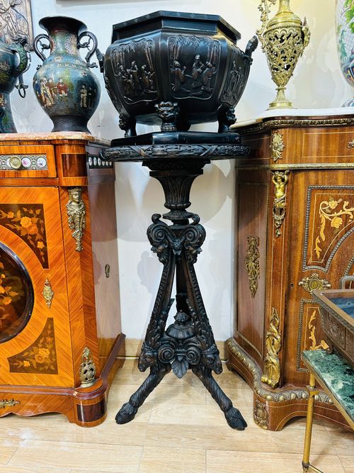 [PH0132] Cặp Đôn Gỗ Cổ Điển