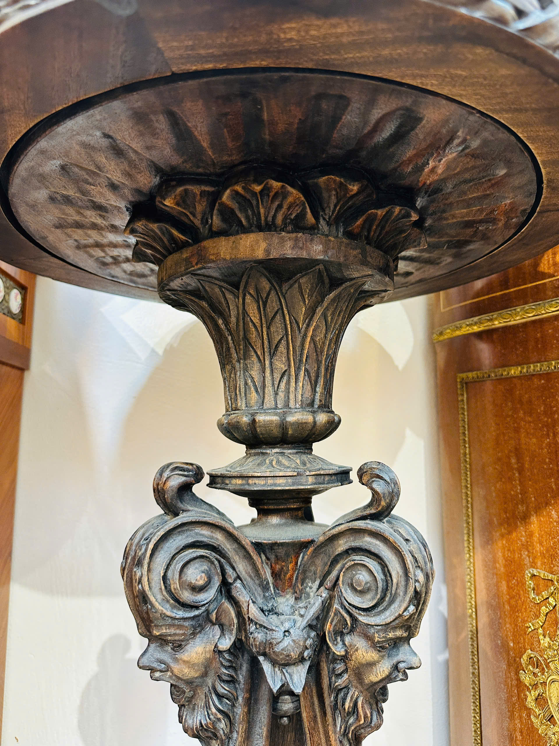 [PH0132] Cặp Đôn Gỗ Cổ Điển