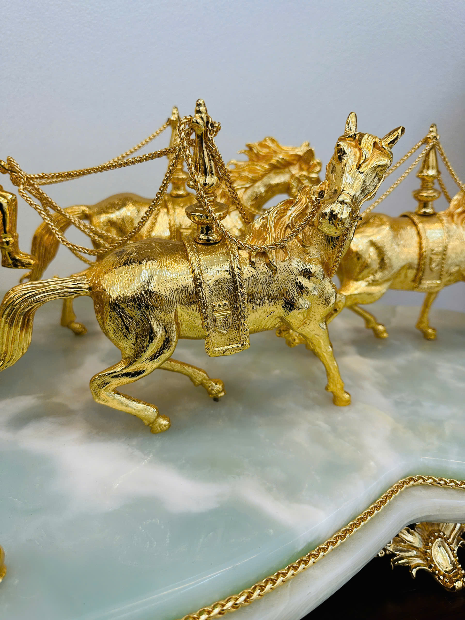 (ok G)Đồng hồ để bàn nghệ thuật phong cách tân cổ điển