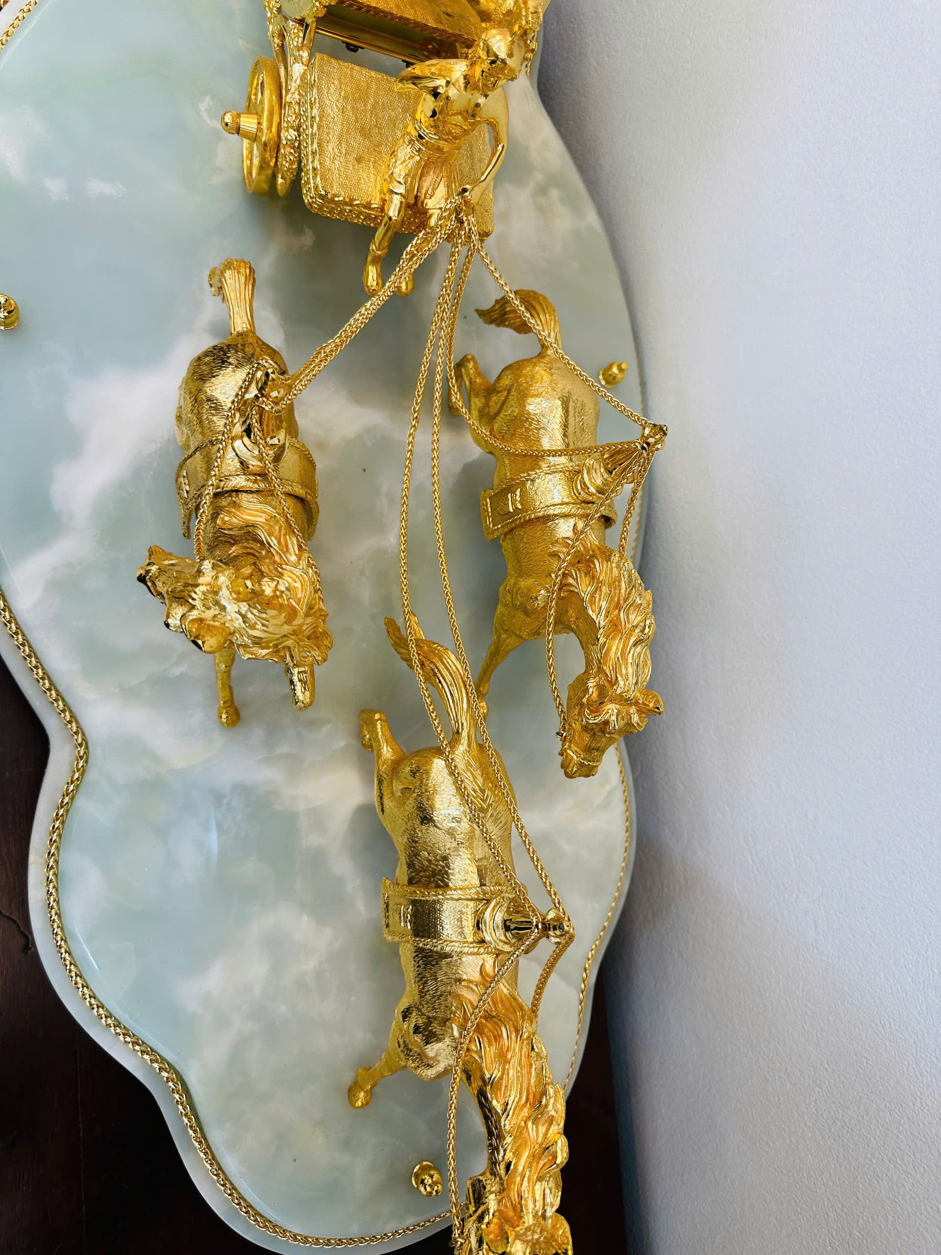 (ok G)Đồng hồ để bàn nghệ thuật phong cách tân cổ điển