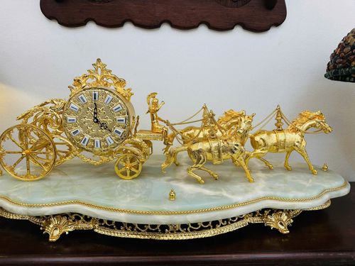 (ok G)Đồng hồ để bàn nghệ thuật phong cách tân cổ điển