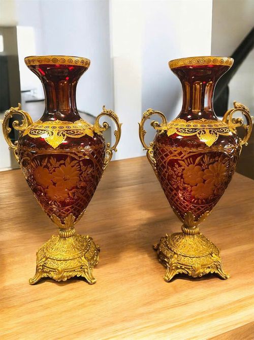 CẶP BÌNH PHA LÊ ĐỎ MÀI