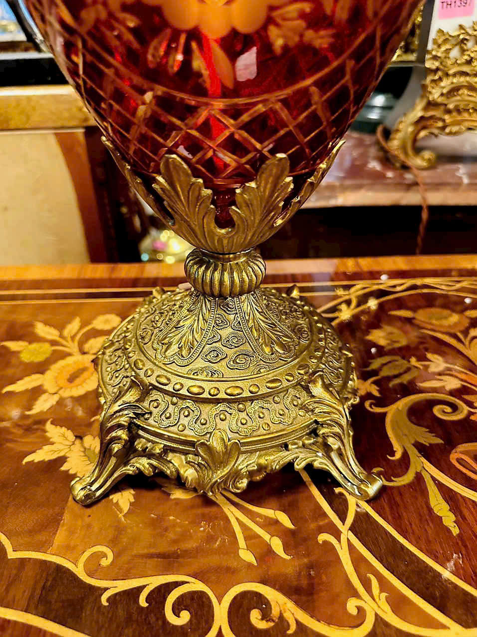 CẶP BÌNH PHA LÊ ĐỎ MÀI