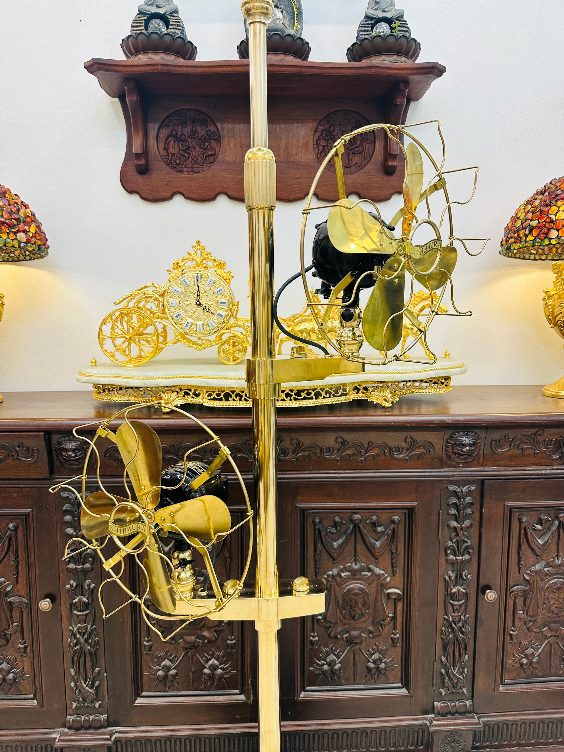 [A0008] Quạt 3 Đầu Cánh Đồng Shibaura cánh 30